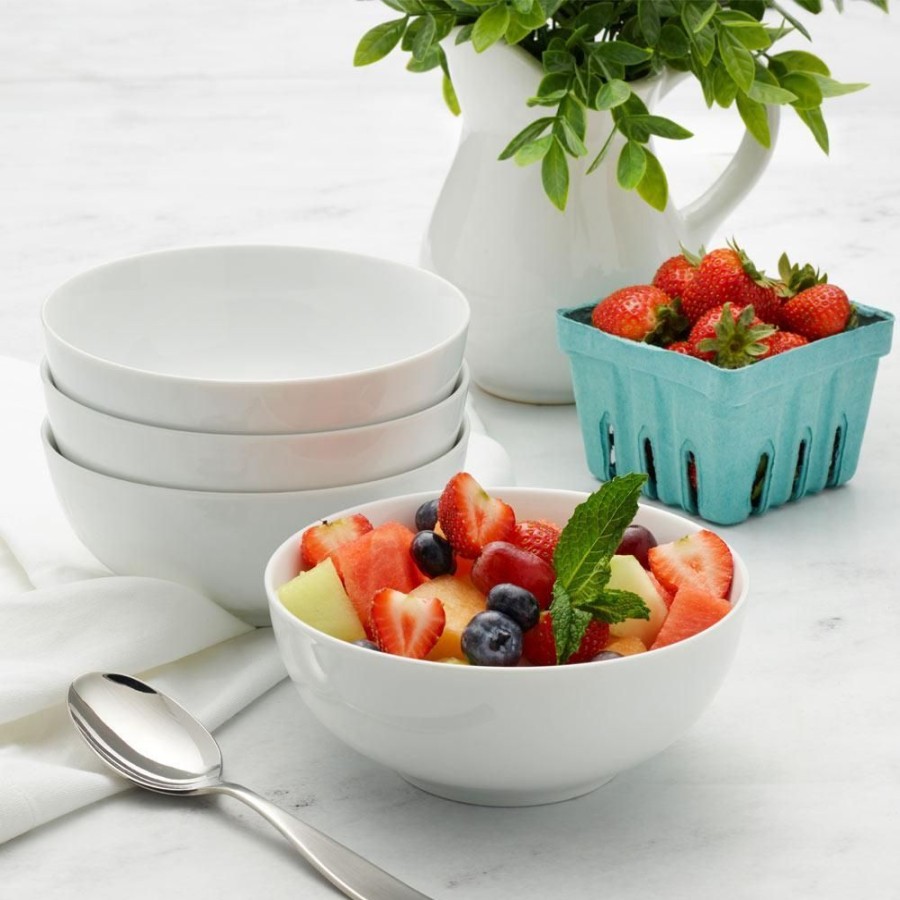 Dining Fitz and Floyd Individual Bowls | Everyday White® Set Of 4 Cereal Bowls