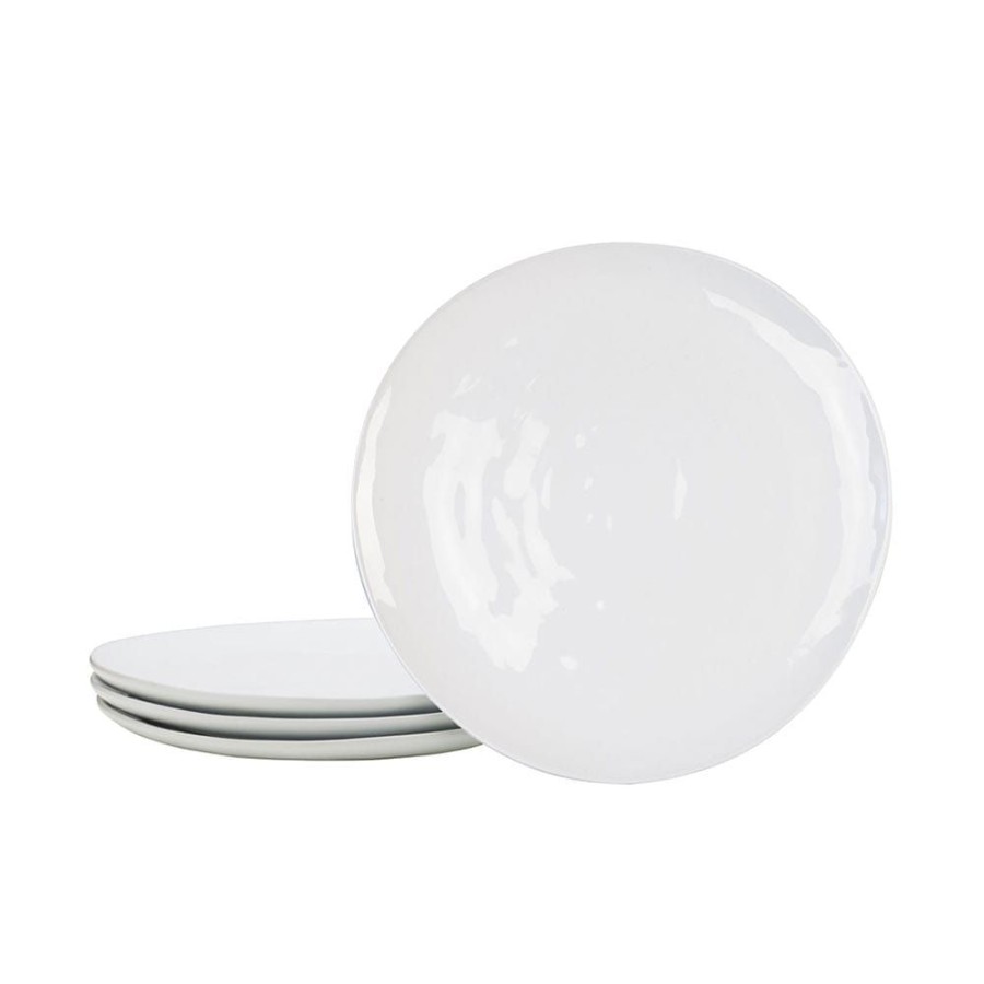 Dining Fitz and Floyd Salad Plates | Everyday White® Organic Set Of 4 Salad Plates