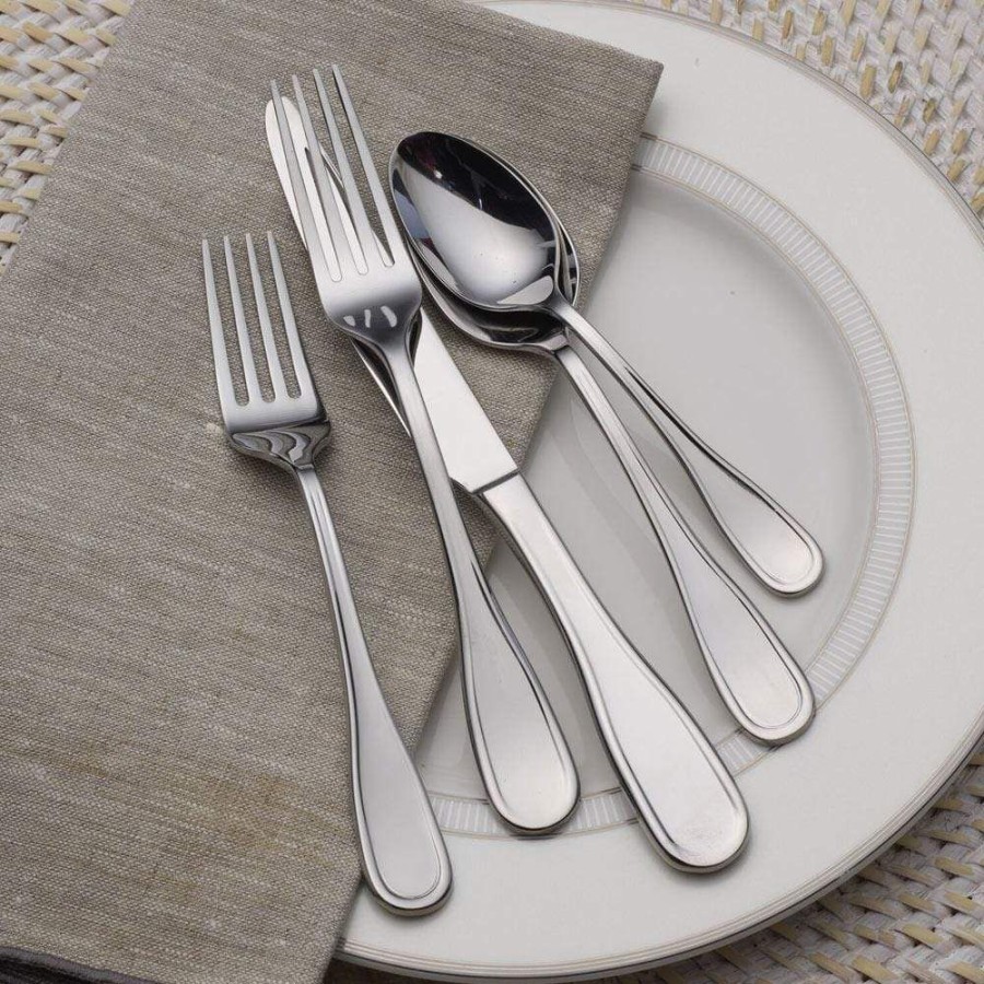 Dining Fitz and Floyd View All | Everyday Bistro Classic 45 Piece Flatware Set, Service For 8