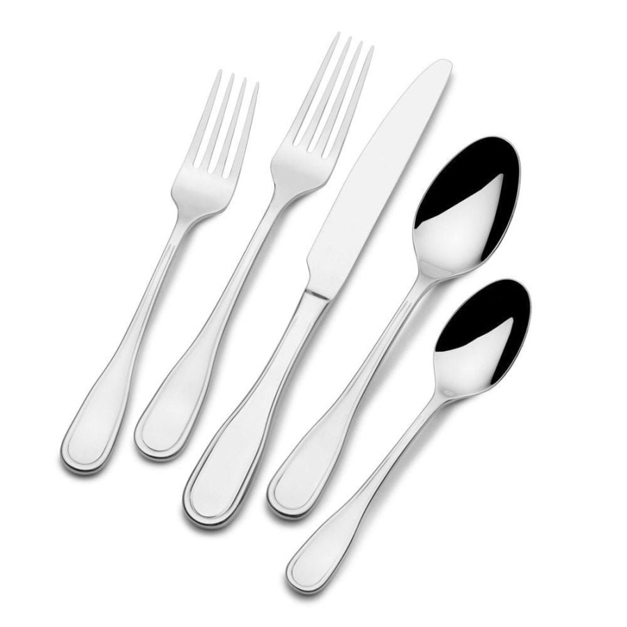 Dining Fitz and Floyd View All | Everyday Bistro Classic 45 Piece Flatware Set, Service For 8