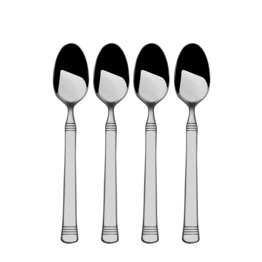 Dining Fitz and Floyd View All | Everyday Bistro Band Set Of 4 Coffee Spoons