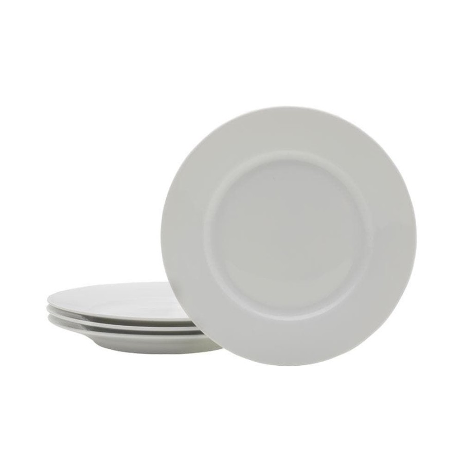 Dining Fitz and Floyd Salad Plates | Everyday White® Classic Rim Set Of 4 Salad Plates