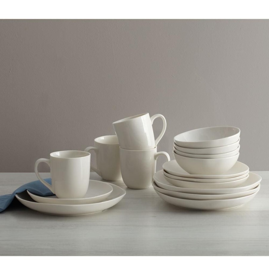 Dining Fitz and Floyd Dinnerware Sets | Organic Coupe 16 Piece Dinnerware Set, Service For 4