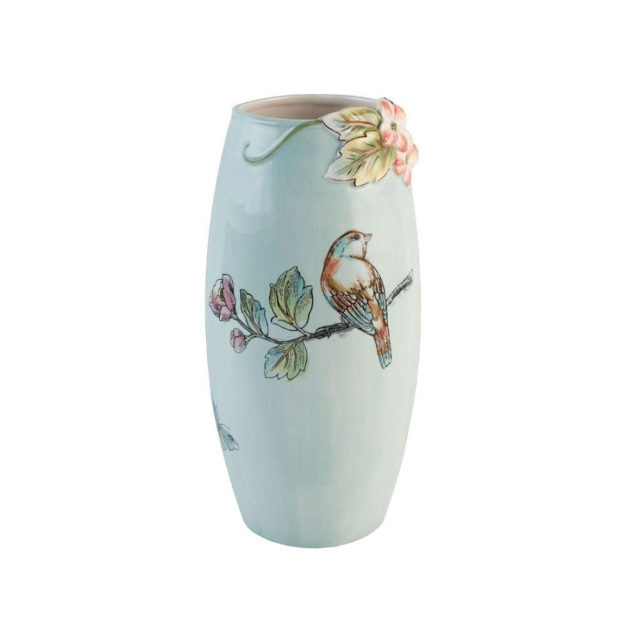 Serveware Fitz and Floyd Canisters And Vases | English Garden Vase, 10.25 In