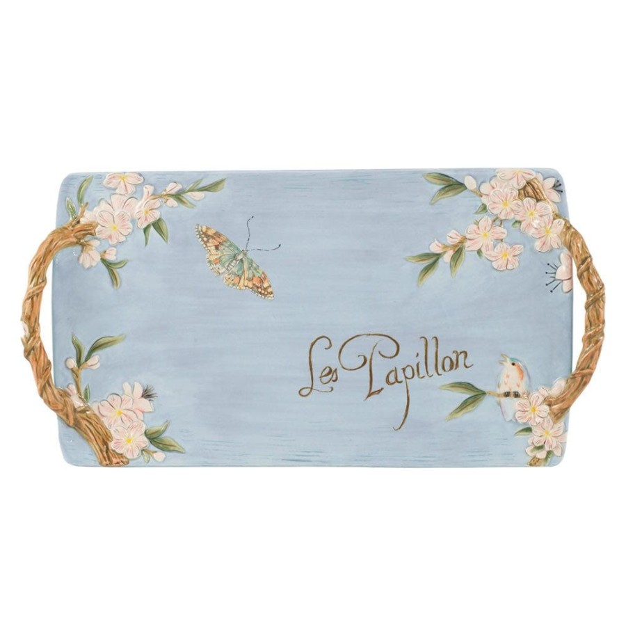 Serveware Fitz and Floyd Trays | Toulouse Rectangular Serving Tray