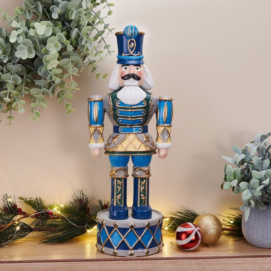 Figurines Fitz and Floyd Nutcracker | Winter Whimsy Guard Nutcracker Figurine, 15.75 In