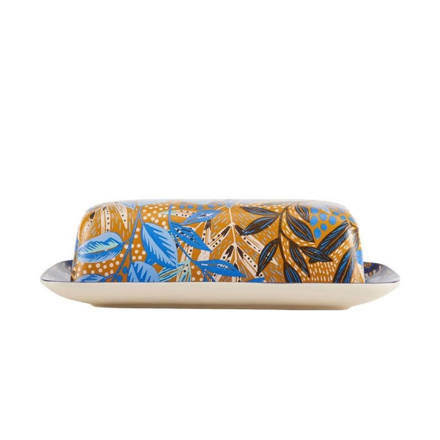 Serveware Fitz and Floyd Appetizer And Snack Serveware | Madeline Covered Butter Dish