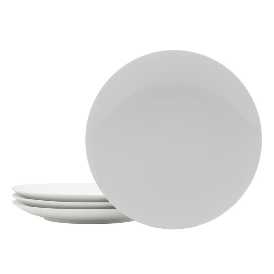 Dining Fitz and Floyd Dinner Plates | Everyday White® Coupe Set Of 4 Dinner Plates