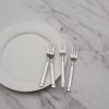 Dining Fitz and Floyd View All | Everyday Bistro Band Set Of 4 Appetizer Forks