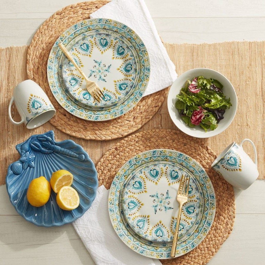 Dining Fitz and Floyd Dinnerware Sets | Jodhpur Delight 32 Piece Dinnerware Set, Service For 8