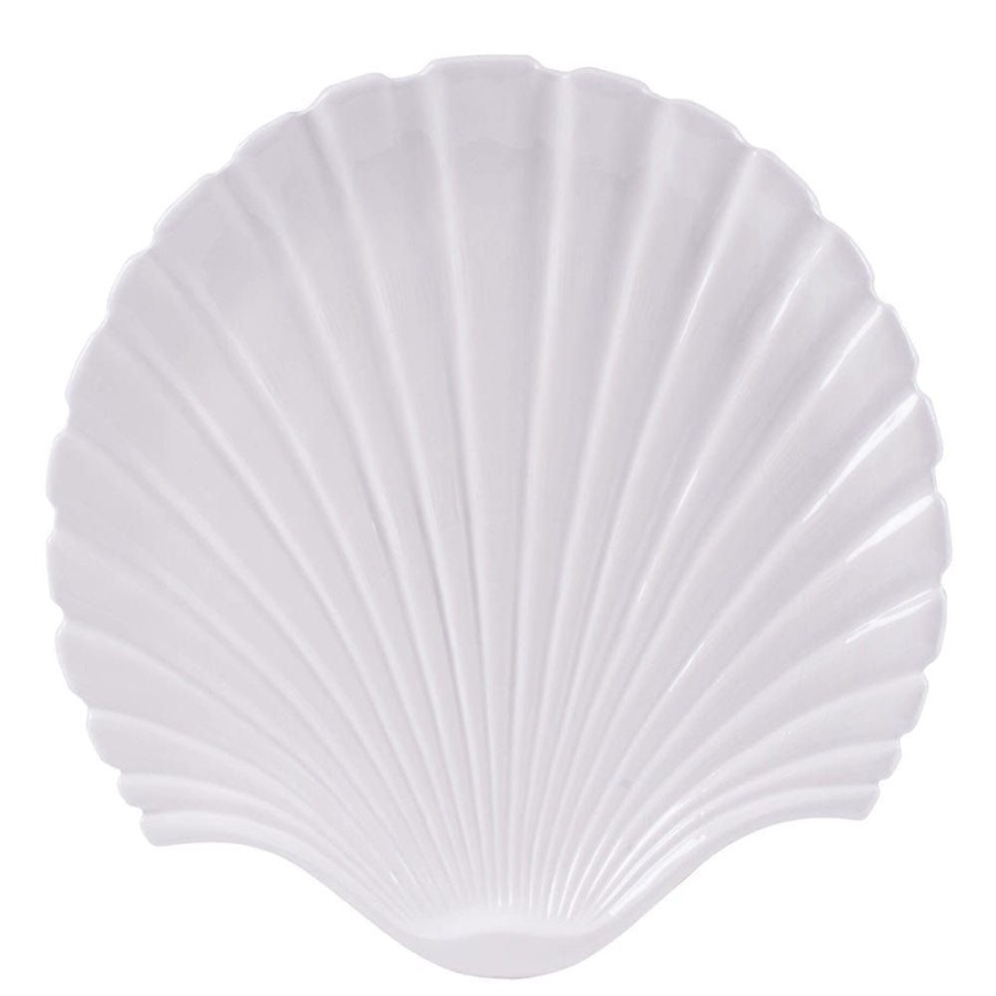 Serveware Fitz and Floyd Platters | Cape Coral Shell Platter