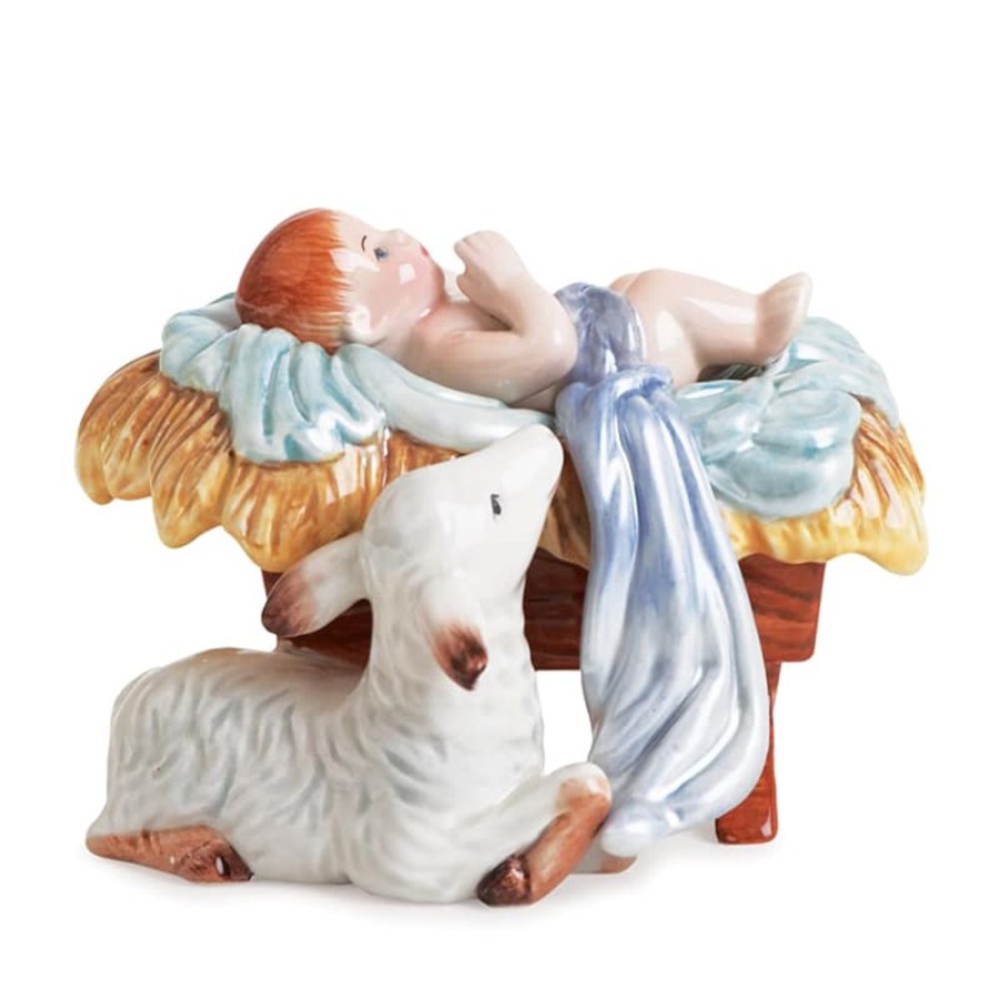 Figurines Fitz and Floyd Nativity | Nativity Baby Jesus Figurine, 3.75 In