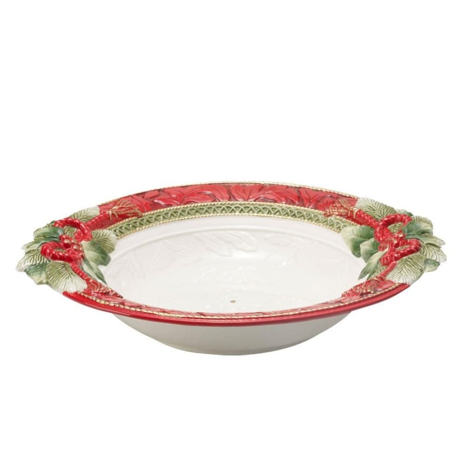 Serveware Fitz and Floyd Serving Bowls | Holiday Home Large Serve Bowl