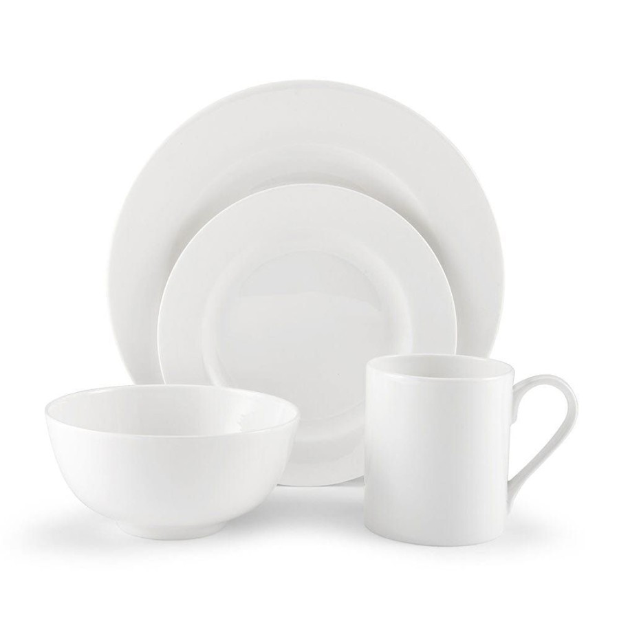 Dining Fitz and Floyd Dinnerware Sets | Sawyer Rim 4 Piece Place Setting