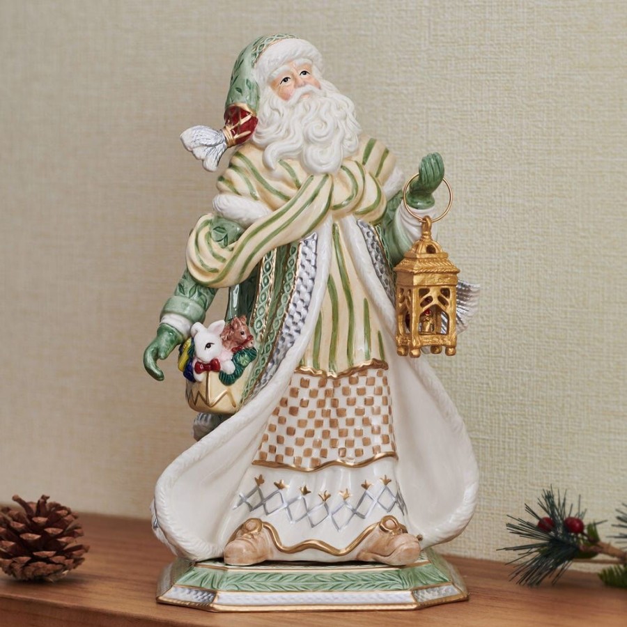 Figurines Fitz and Floyd Santa | Gregorian Studio Santa Figurine, 13 In