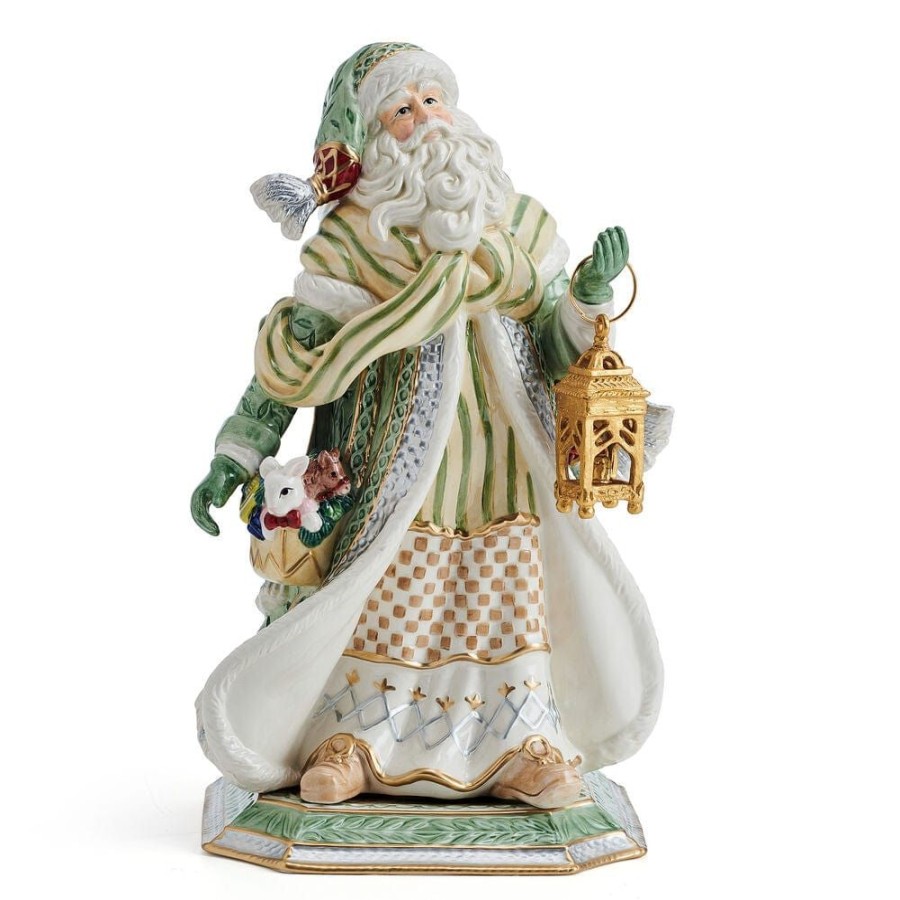 Figurines Fitz and Floyd Santa | Gregorian Studio Santa Figurine, 13 In