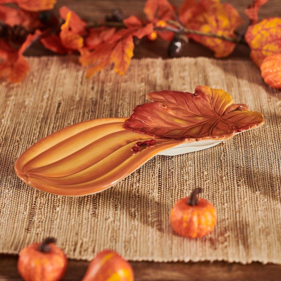 Serveware Fitz and Floyd Specialty | Harvest Spoon Rest