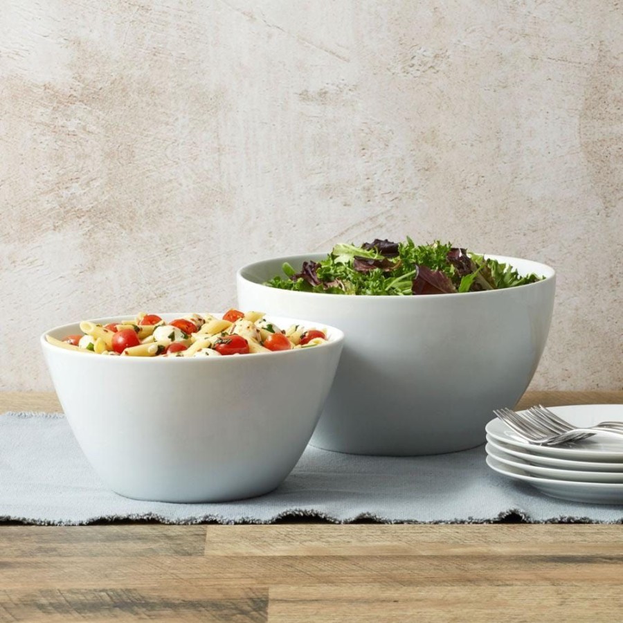 Serveware Fitz and Floyd Serving Bowls | Everyday White® Deep Serving Bowls, Set Of 2