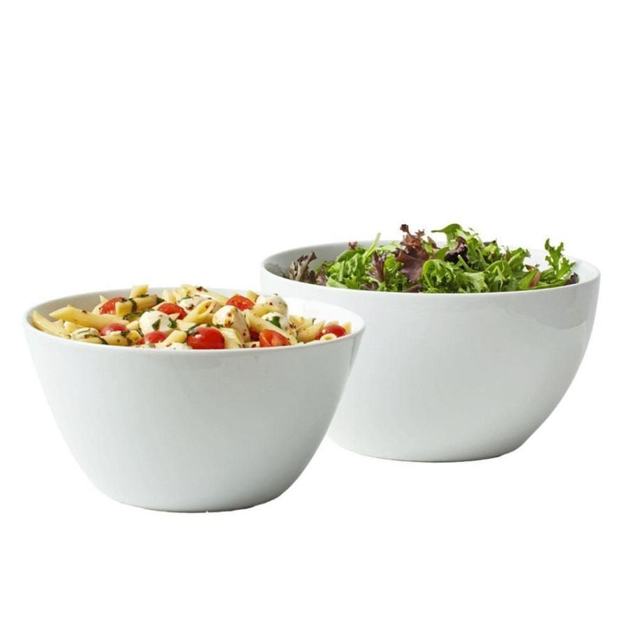 Serveware Fitz and Floyd Serving Bowls | Everyday White® Deep Serving Bowls, Set Of 2