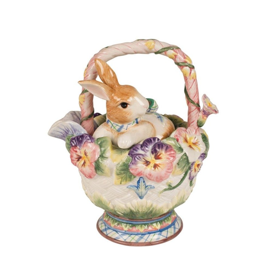 Serveware Fitz and Floyd Pitchers | Halcyon Rabbit Teapot