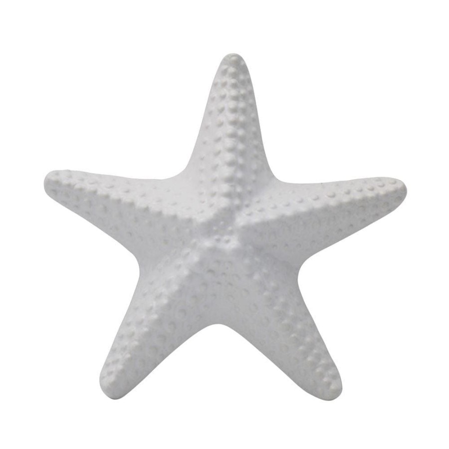 Figurines Fitz and Floyd Coastal | Coastal Home White Starfish Decor Figurine, 8.25 In